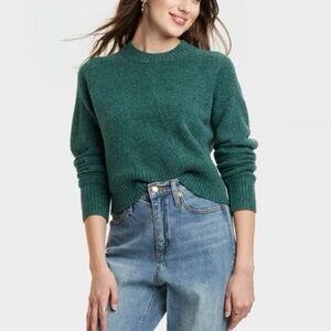 Universal Thread cropped crewneck sweater